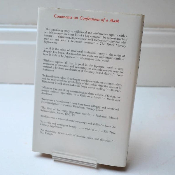 Confessions of a Mask by Yukio Mishima (Peter Owen / 1986)