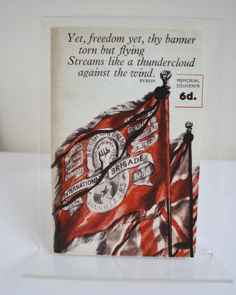 British Battalion XV International Brigade Memorial Souvenir Booklet (Marston Printing and Publicity Company / Undated)