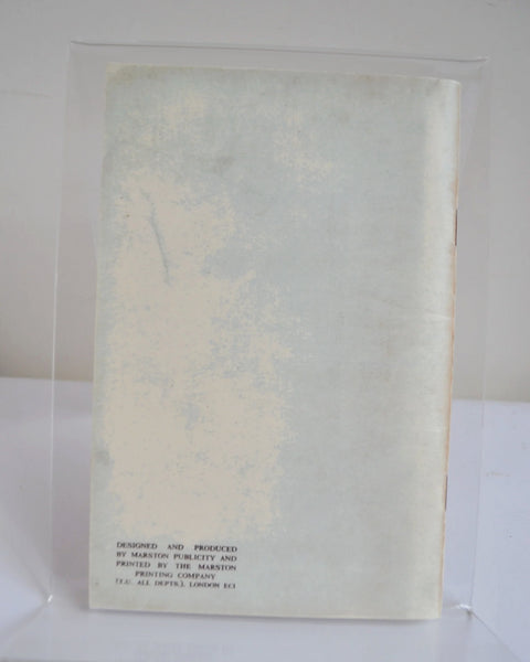 British Battalion XV International Brigade Memorial Souvenir Booklet (Marston Printing and Publicity Company / Undated)