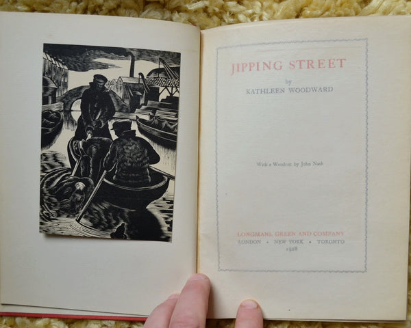 Jipping Street: Childhood in a London Slum by Kathleen Woodward – with a Woodcut by Paul Nash (Longmans, Green and Co / 1928)
