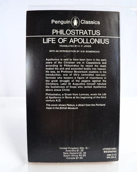 Life of Apollonius by Philostratus (First Penguin Classics edition / 1970)