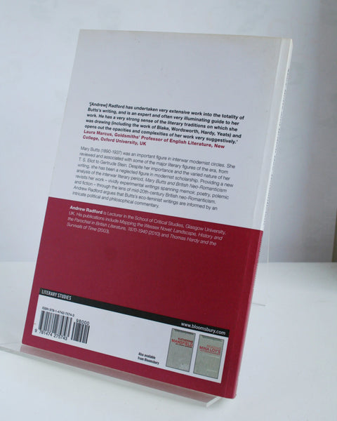Mary Butts and British Neo-Romanticism: The Enchantment of Place by Andrew Bradford (Bloomsbury Academic / 2016)