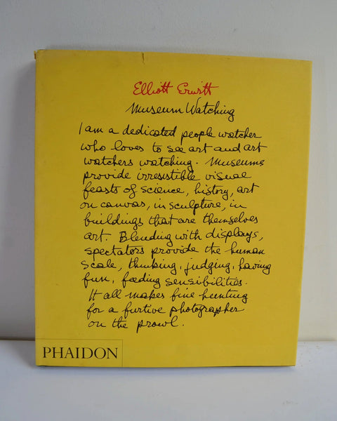 Elliott Erwitt: Museum Watching (Phaidon / 1999)