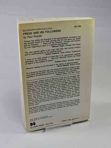 Freud And His Followers by Paul Roazen (Da Capo Press / 1992)
