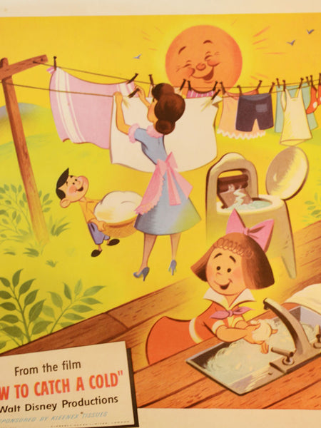 How to Chase Cold Germs: Fight Them With Soap-Water-Sunshine (Walt Disney Productions / 1951)