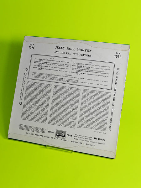 Jelly Roll Morton and His Red Hot Peppers Number 3 (His Master's Voice / Cat No: DLP 1071)