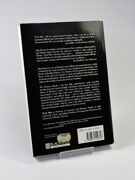 The Kristeva Reader Ed. by Toril Moi (Blackwells / 1996 reprint)