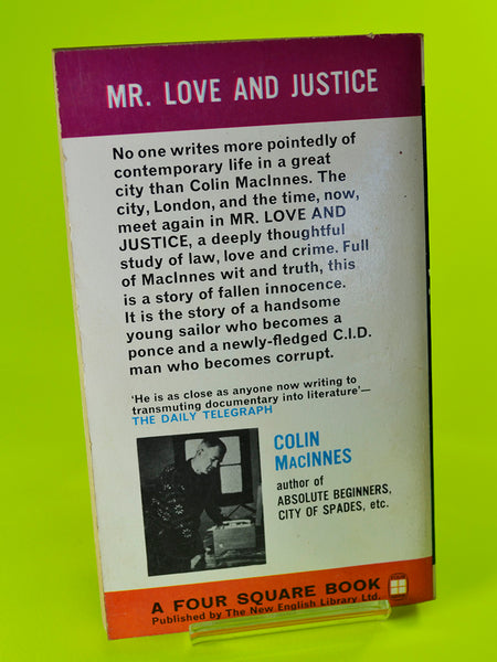 Mr. Love and Justice by Colin MacInnes (Four Square / 1962)