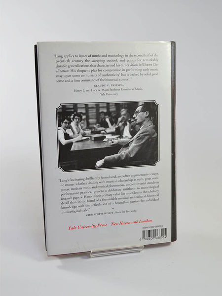 Musicology and Performance: Paul Henry Lang ed. by Alfred Mann and George J. Buelow