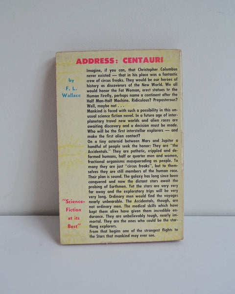 Address Centauri by F. L. Wallace (Galaxy Science Fiction Novel No 32 / 1955)