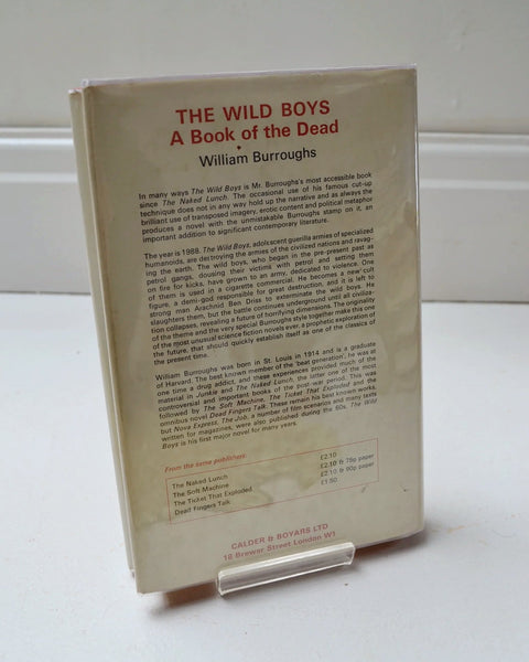 The Wild Boys: A Book of the Dead by William S. Burroughs (Calder &amp; Boyars / 1972)