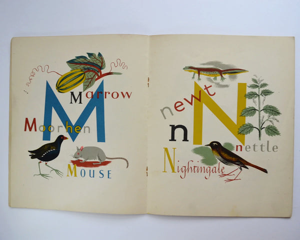 A Child's Alphabet designed and drawn by Grace Gabler (Penguin Books / Second reprint, 1948)