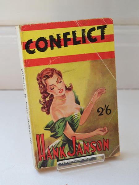 Conflict by Hank Janson (Alexander Moring Ltd /  second impression, June 1958)