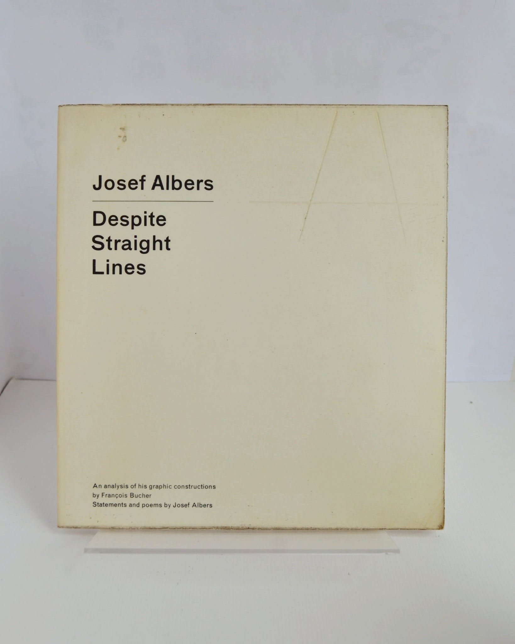Despite Straight Lines by Josef Albers (MIT Press / 1978)