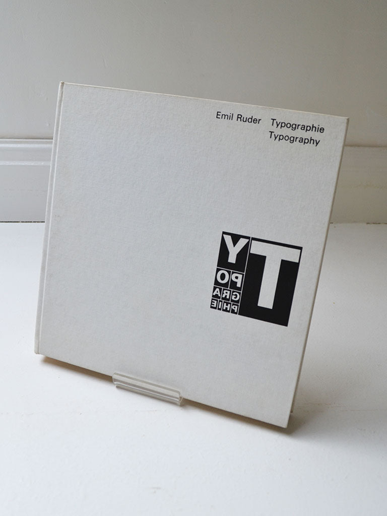 アート・デザイン・音楽 Typography: A Manual of Design Niggli Typography: A Manual of Design by Emil Ruder – Display