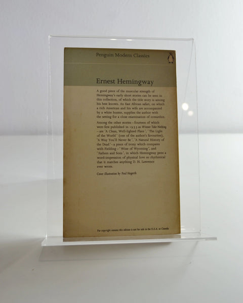 The Short Happy Life of Francis Macomber and Other Stories by Ernest Hemingway (Penguin / 1964)