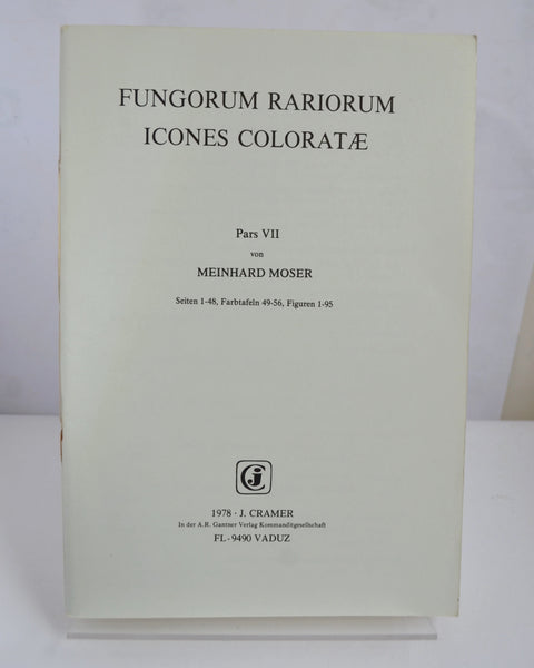 Fungorum Rariorum Icones Coloratae Parts V – XI by Various