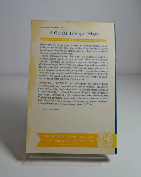 A General Theory of Magic by Marcel Mauss (Norton / 1975)