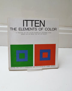 Itten: The Elements of Color Ed. by Faber Birren (Van Norstrand Reinhold International / 1988)