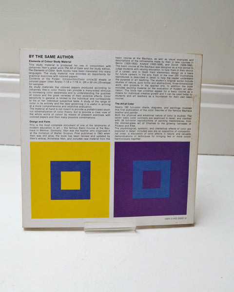 Itten: The Elements of Color Ed. by Faber Birren (Van Norstrand Reinhold International / 1988)