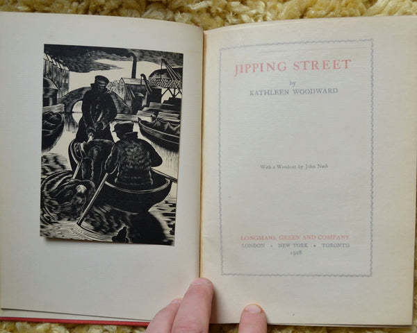 Jipping Street: Childhood in a London Slum by Kathleen Woodward – with a Woodcut by Paul Nash (Longmans, Green and Co / 1928)