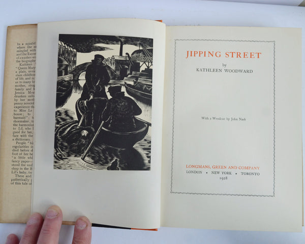 Jipping Street: Childhood in a London Slum by Kathleen Woodward – with a Woodcut by Paul Nash (Longmans, Green and Co / 1928)