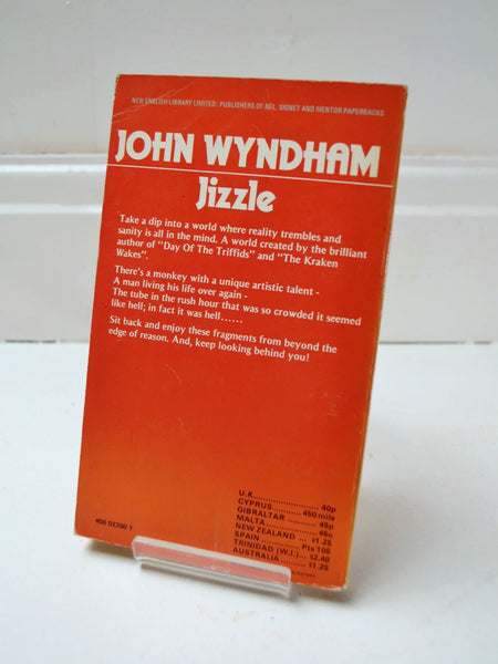 Jizzle by John Wyndham (New English Library / 1974) Classic John Wyndham novel with great cover.