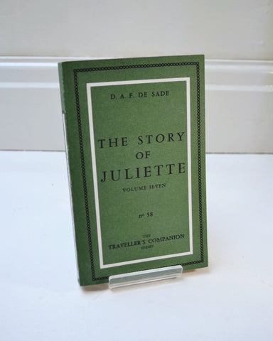 The Story of Juliette Vol. 7 by D. A. F. de Sade (Olympia Press Traveller's Companion Series No 58 / 1965)