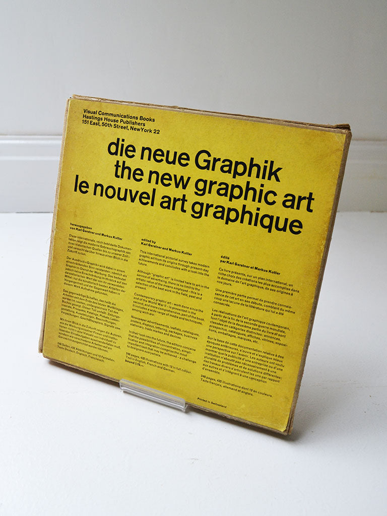 The New Graphic Art by Karl Gerstner and Markus Kutter (Hastings House Publishers / 1959)