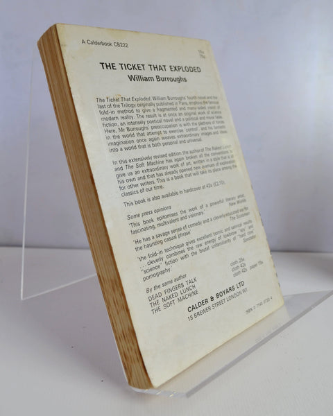 The Ticket That Exploded by William Burroughs (Calder & Boyars / 1968)