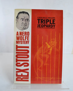 Triple Jeopardy: A Nero Wolfe Threesome by Rex Stout (Bantam Books / 4th Printing)