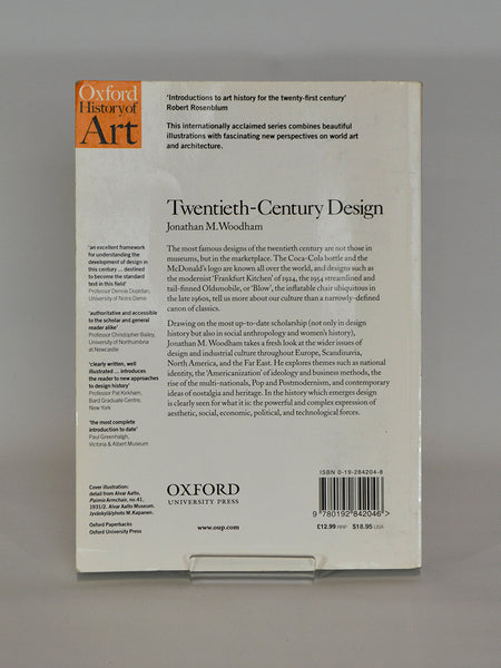 Twentieth-Century Design by Jonathan M. Woodham (Oxford University Press / 1997)