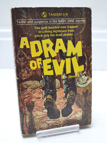 A Dram of Evil by D. J. Olson (Tandem/ First printing 1967)
