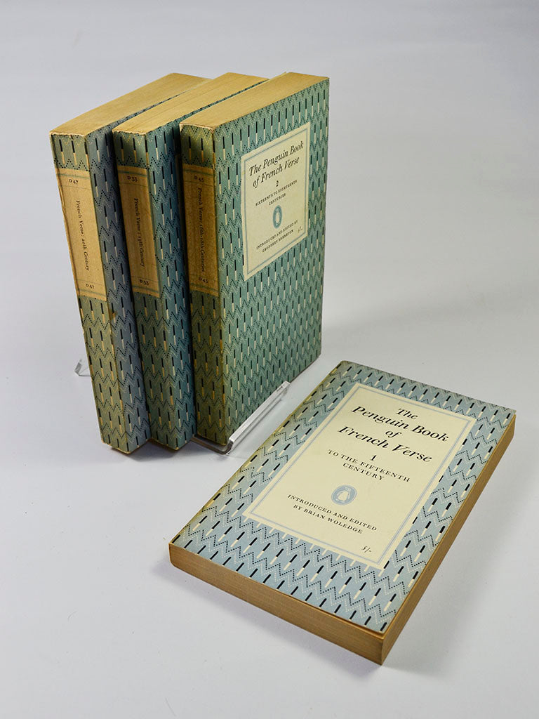 The Penguin Book of French Verse (Vols 1 - 4) ed. by Brian Woledge, Geoffrey Brereton and Anthony Hartley (Penguin / 1957 - 1961) 