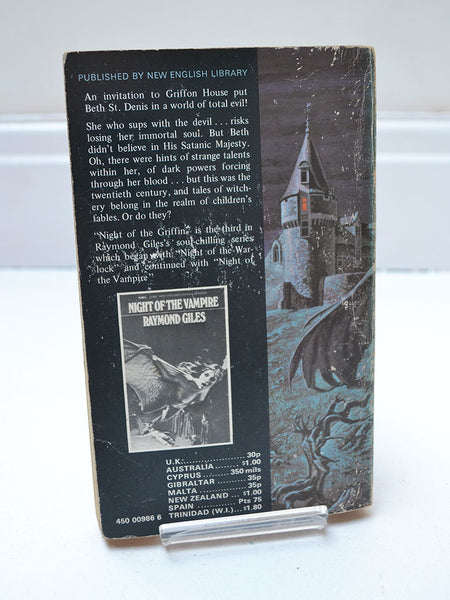 Night of the Griffin by Raymond Giles (New English Library / 1971)