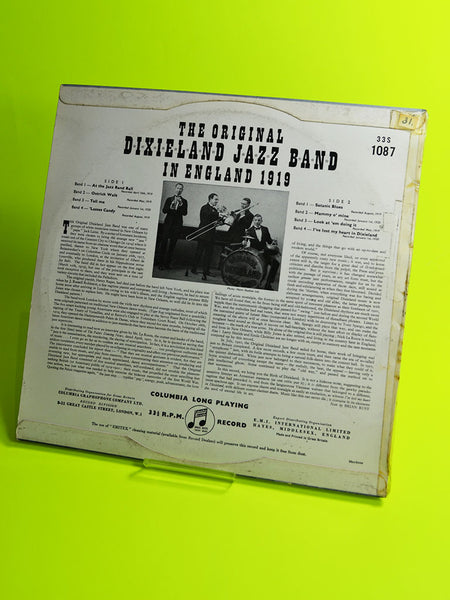 Original Dixieland Jazz Band - In England 1919 (Columbia / Cat No 33S 1087)