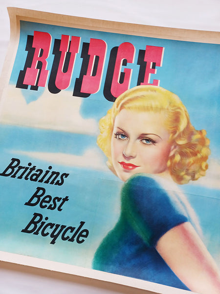 'Rudge: Britain's Best Bicycle' Original Poster (UK / 1940s)