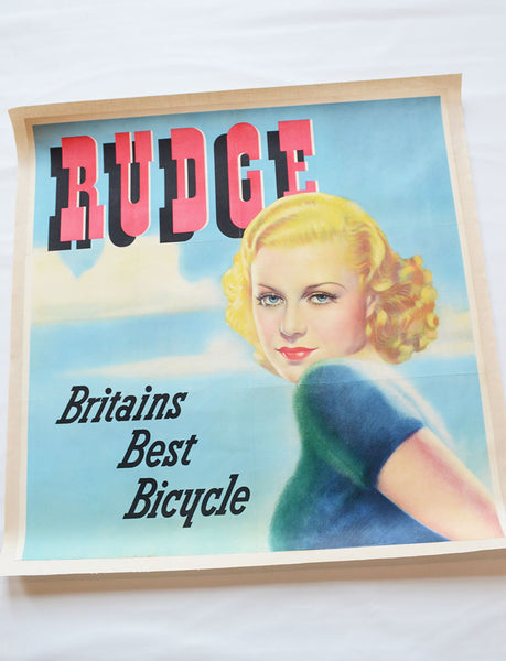 'Rudge: Britain's Best Bicycle' Original Poster (UK / 1940s)