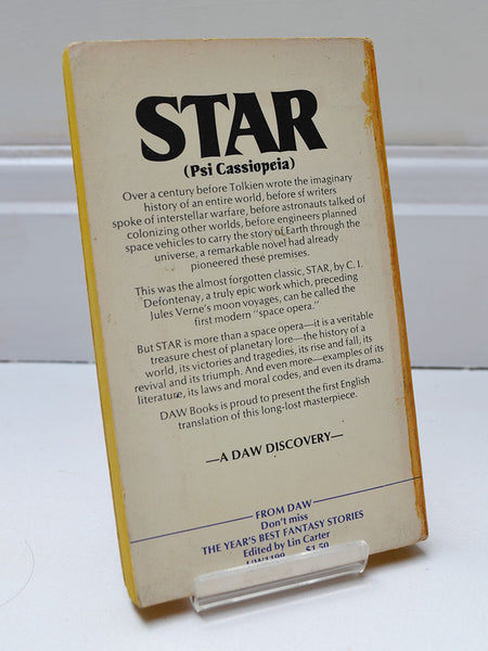 Star (Psi Cassiopeia) by C. I. Defontenay (Daw Books / first printing, Oct 1975)
