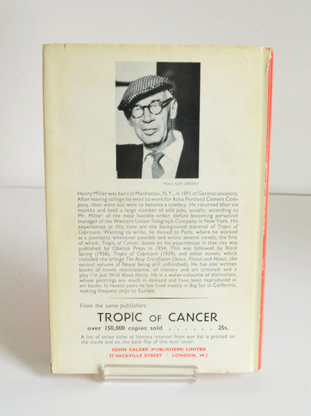Tropic of Capricorn by Henry Miller (John Calder / 1964)