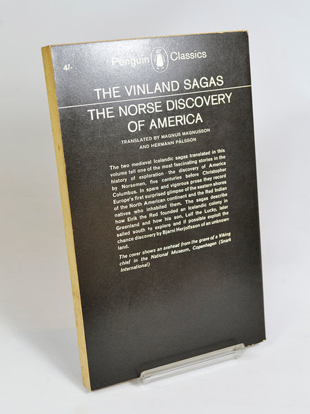 The Vinland Sagas Trans. by Magnus Magnusson & Hermann Palsson (Penguin / first translation / 1965)